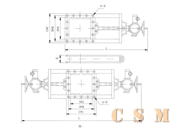 Electric singledouble way gate