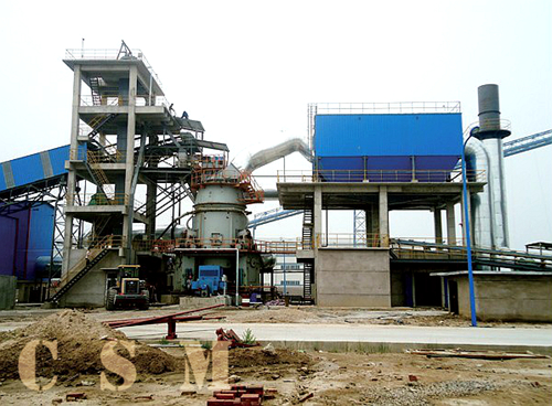 Field use of vertical slag mill